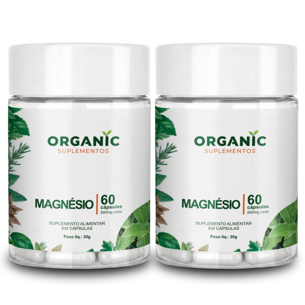 Magnésio em Cápsulas Organic Suplementos