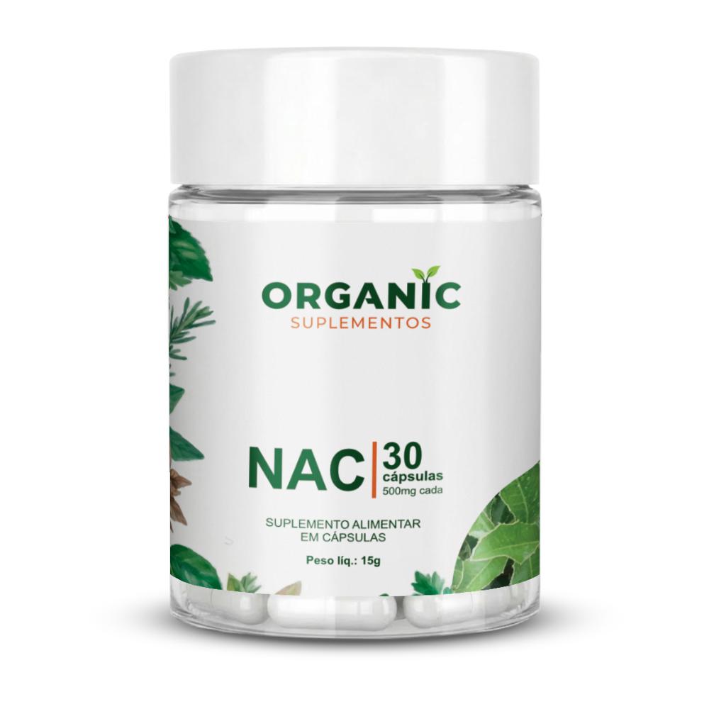 NAC N-Acetil L-Cisteína Organic Suplementos