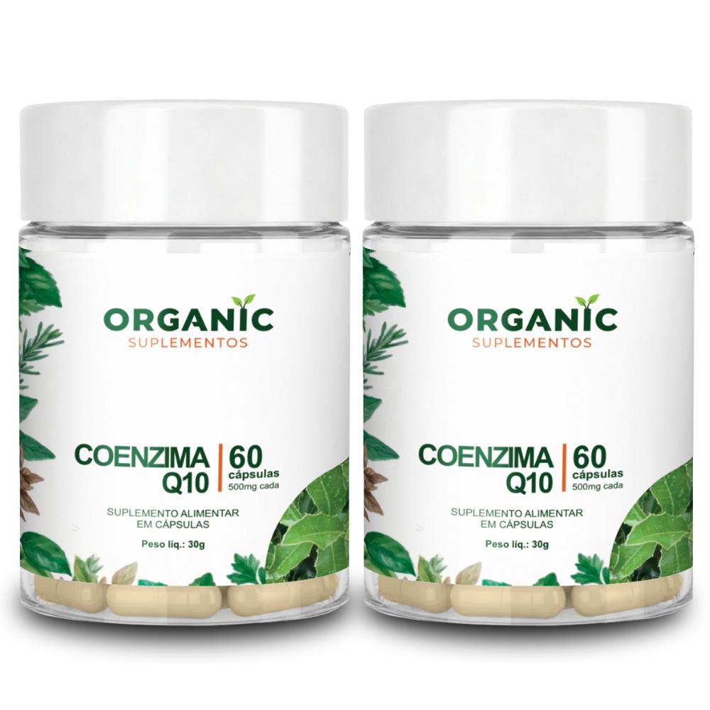 Coenzima Q10 100mg - Organic Suplementos - 60 Cápsulas
