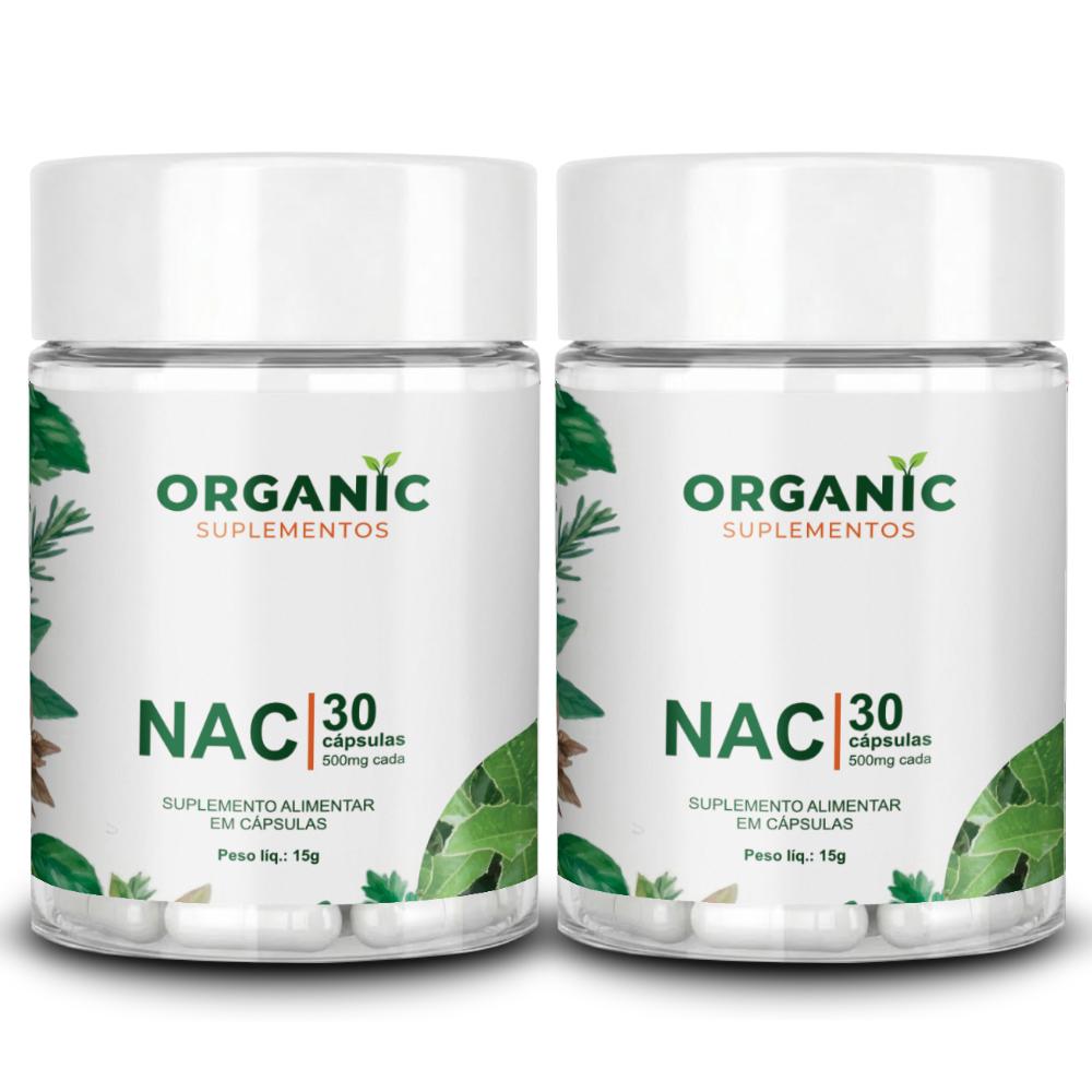 NAC N-Acetil L-Cisteína Organic Suplementos