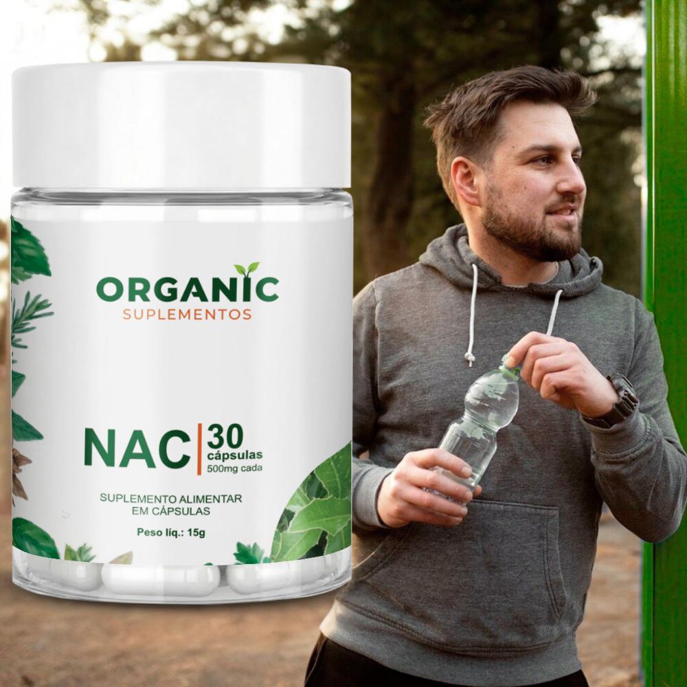 NAC N-Acetil L-Cisteína Organic Suplementos