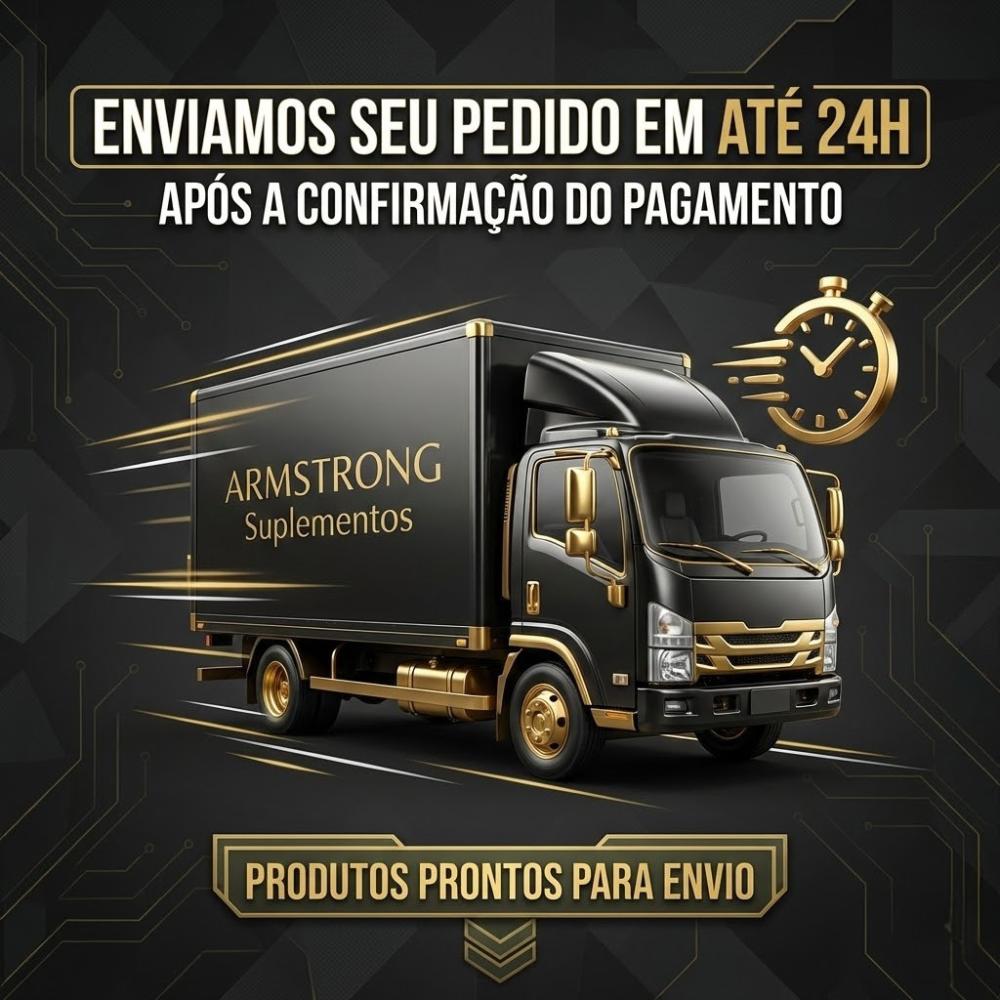 Creatina Armstrong Pó 100% Pura Monohidratada Sem Sabor – 300g – Suplemento Performance